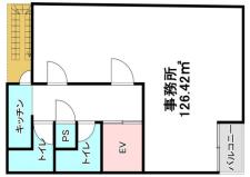 FUJIビル5号館基準階図面
