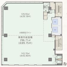 T-PLUS八丁堀基準階図面