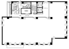 ヤマタネ箱崎ビル基準階図面