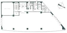 シログチビル（城口ビル）基準階間取り図