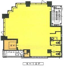 西本町NSビル基準階図面