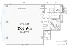 ＰＭＯ田町Ⅳ基準階図面