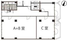 玉柳・テシコ六番町ビル基準階図面