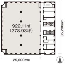 後楽国際ビルディング基準階図面