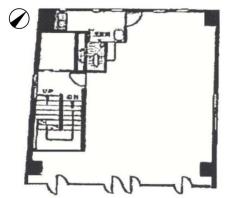 妻恋木工第２ビル基準階図面