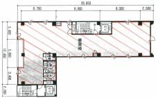 田町ハラビル基準階間取り図