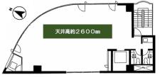 日宝須田町ビル基準階間取り図