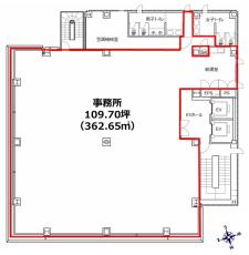 化学会館基準階図面