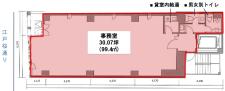 室一ビル基準階間取り図