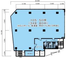 八丁堀ＦＲＯＮＴ基準階間取り図