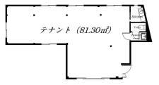 京都屋大津駅前ビル　２F　間取図