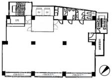 渋谷TKビル基準階図面