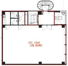 西崎ビル基準階図面