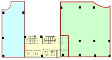三井住友銀行五反田ビル基準階間取り図