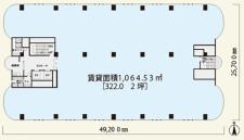 東急池尻大橋ビル基準階図面