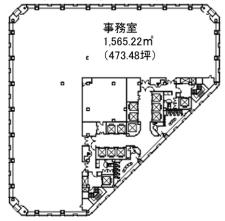 大森ベルポートＢ館基準階間取り図