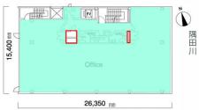 イーストサイドビル基準階間取り図