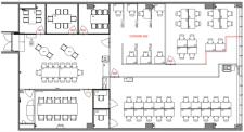 オープンオフィス京阪淀屋橋基準階図面