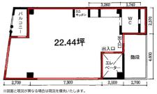 ホマレヤビル基準階図面