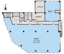 東京建物神保町ビル基準階図面