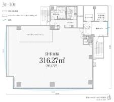 PMO目黒基準階図面