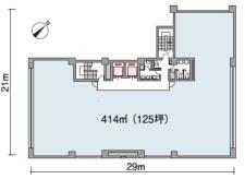 銀座イーストビル基準階図面