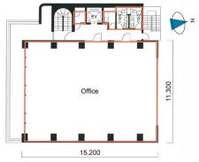 K&Hビル基準階図面
