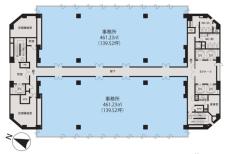 ビッグス新宿ビル基準階図面