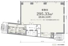 BIZCORE神保町Ⅱ基準階図面