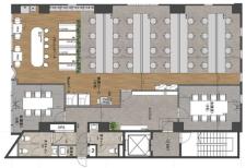 リードシー⻄五反⽥ビル基準階図面