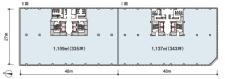 イーストネットビルディング基準階図面