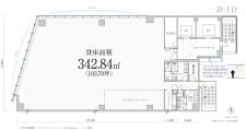 ＰＭＯ八丁堀Ⅳ基準階図面