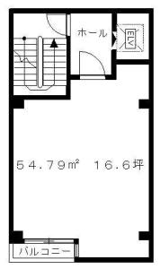 エルミナ石山ビル２０１　間取図
