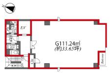 ＡＲＩＳＴＯ平河町基準階間取り図