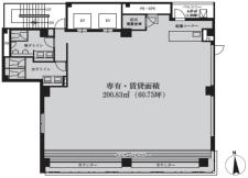 VORT秋葉原Ⅵ基準階図面