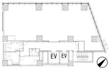 GINZA SAKURA PLAZA基準階図面