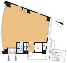 ＶＯＲＴ恵比寿Ⅱ基準階間取り図