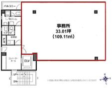 新川エフ２ビルディング基準階図面