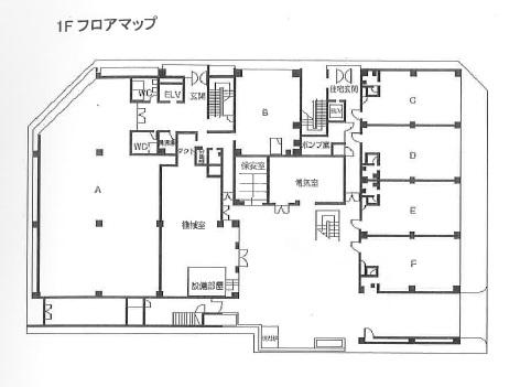 第一大阪港ビル１階間取り図