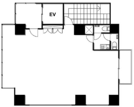 ガイセンタービル基準階図面