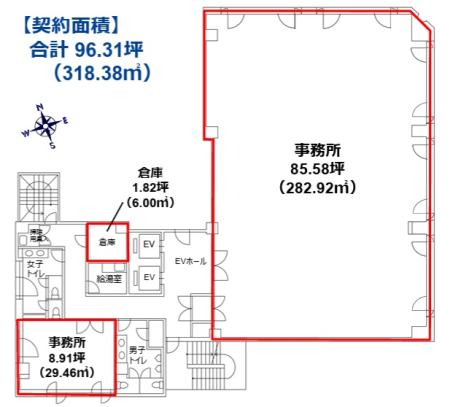 芝大門116ビル基準階図面