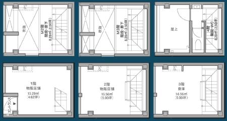 ＡＲＡ南青山プレイス基準階間取り図