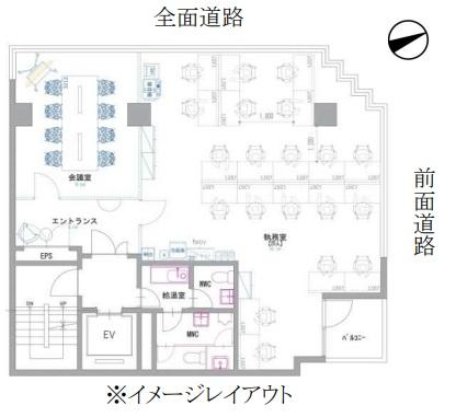 芝大門旭ビル基準階図面