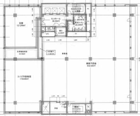水道橋ビル基準階間取り図