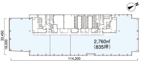 東京ビルディング基準階図面