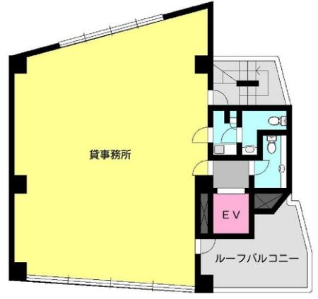 早稲田長谷川ビル基準階図面