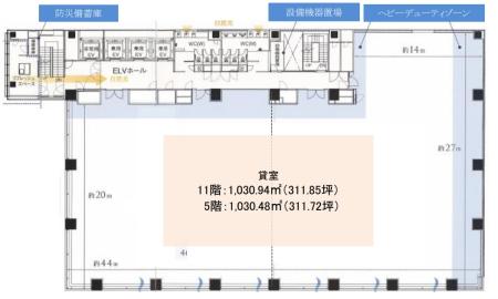秋葉原アイマークビル基準階図面