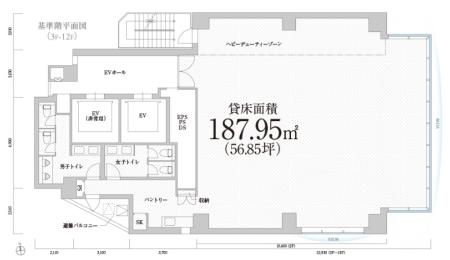 PMO浜松町基準階図面
