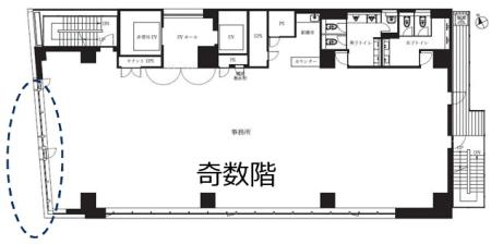 VORT東京八重洲maxim基準階間取り図