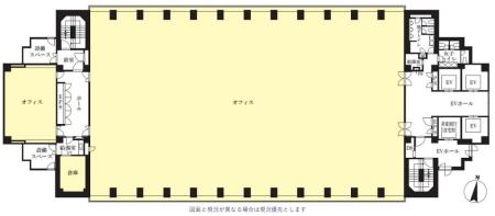 日火江戸川橋ビル第一基準階図面